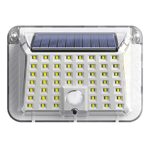 Jortan kültéri napelemes lámpa – 90 LED, mozgásérzékelő, átlátszó burával (THM) - Image 6