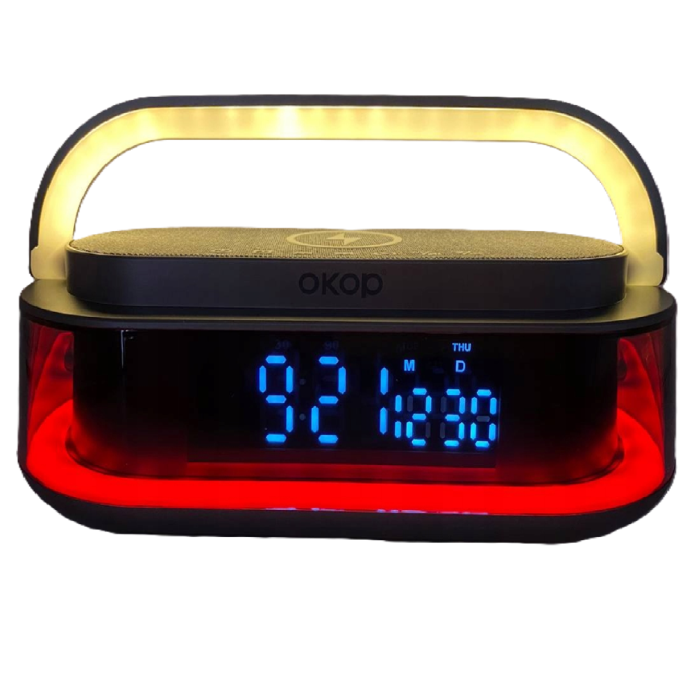 OKOP_intelligens_töltőállomás_bluetooth_hangszóróval,_Qi_kompatibilis,_FM_rádió,_SD_lejátszó_és_RGB_LED_kijelző14