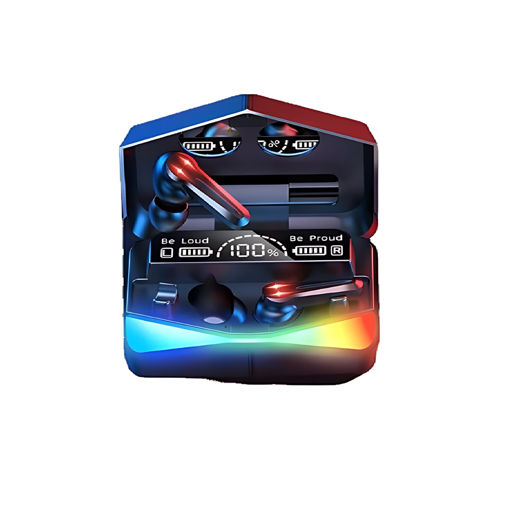 DAMIX_M28_TWS_vezeték_nélküli_gamer_fülhallgató_Bluetooth_kapcsolat_LED_kijelzős_töltőtokkal_BBD3