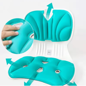 Ergonomikus tartásjavító deréktámasz – székre helyezhető háttámla hátfájás enyhítésére és testtartás javítására, irodába és autóba (BBM) - Image 8