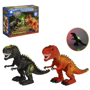Tyrannosaurus Rex interaktív játékfigura – 30 cm-es mozgó dinoszaurusz hang- és fényhatásokkal (BBJ) - Image 1