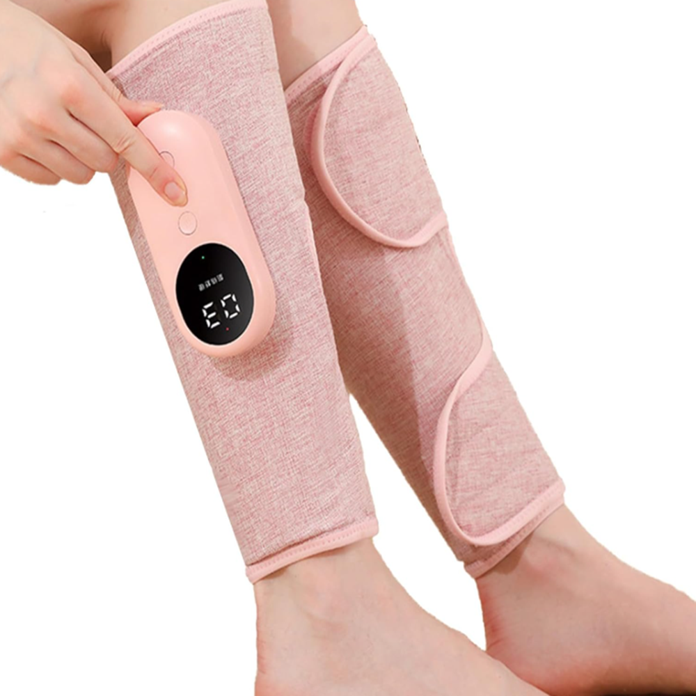 Vezeték nélküli elektromos láb- és vádlimasszírozó – 3 intenzitásfokozattal, vérkeringés serkentésére és izomfájdalom csillapítására (BBM)3