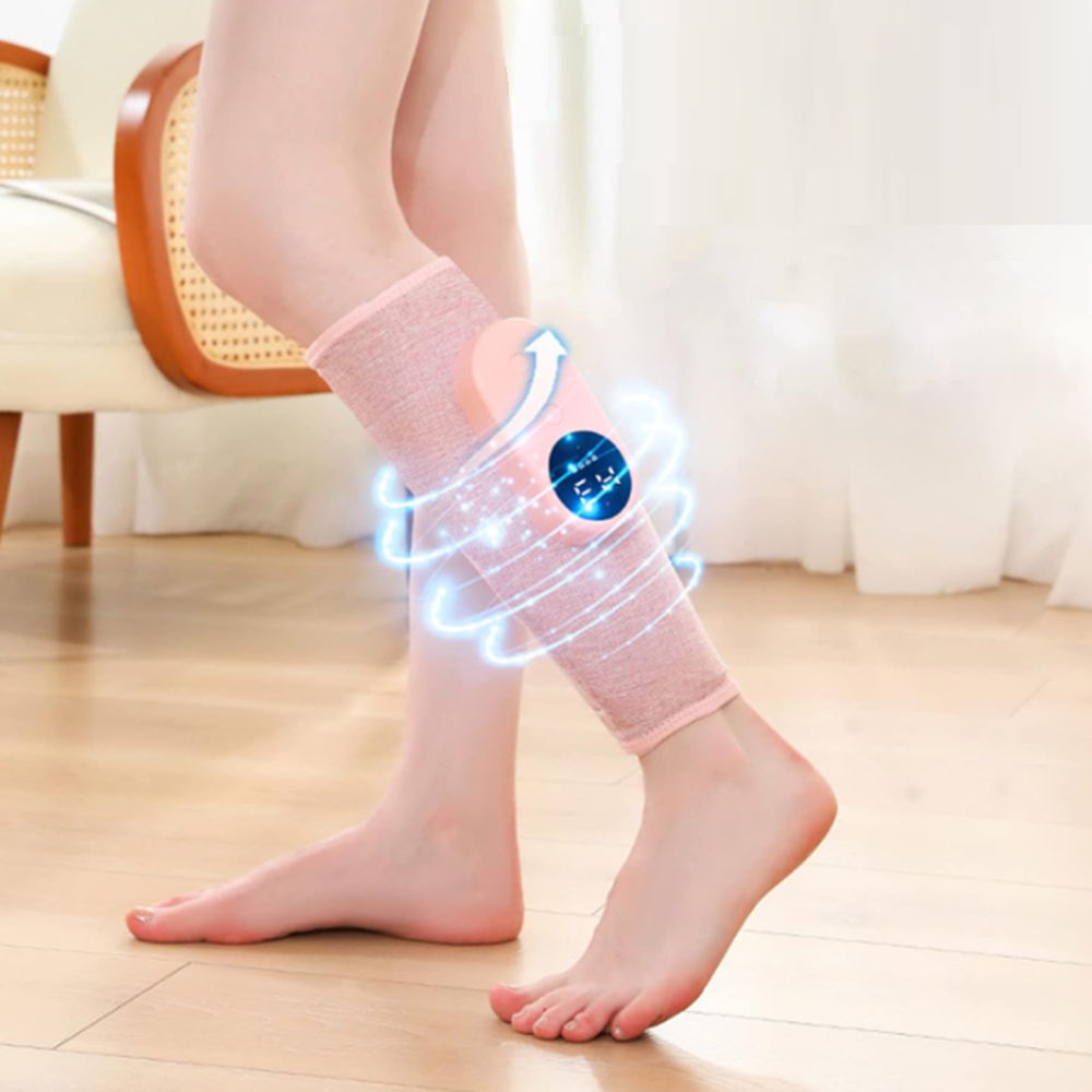 Vezeték nélküli elektromos láb- és vádlimasszírozó – 3 intenzitásfokozattal, vérkeringés serkentésére és izomfájdalom csillapítására (BBM)4