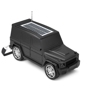 Vezeték nélküli sumker Mercedes G63 napelemes Bluetooth autós hangszóró LED lámpával – HF-F88 (THM) - Image 9