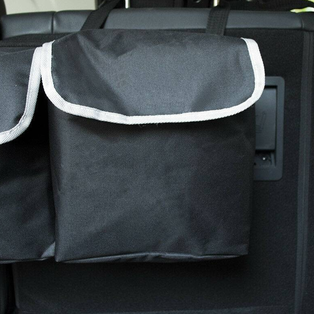 Autós csomagtartó rendező – 4 rekeszes, összecsukható, vízálló tárolódoboz 91×26 cm, praktikus rendszerező az autóba (BLLV)5