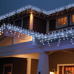 Karácsonyi  LED fényfüggöny – 205×155 cm ablak- és beltéri dekoráció, energiatakarékos ünnepi fényfüzér - választható színben (SB) - Image 6