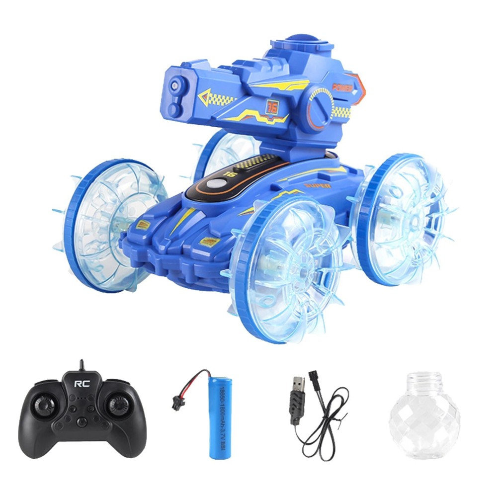 Kétéltű 4WD távirányítós kaszkadőr autó – 2,4 GHz-es, 360°-ban forgatható vízi és szárazföldi RC autó gyerekeknek, tökéletes ajándék SL-062 (BBJ)4
