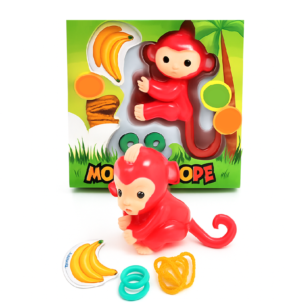 Kötélmászó majom – interaktív kézügyességi szórakoztató játék gyerekeknek (BBJ)