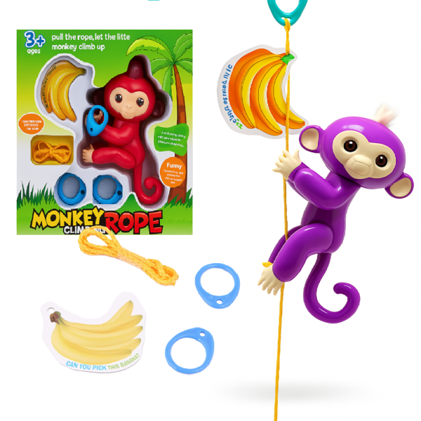Kötélmászó majom – interaktív kézügyességi szórakoztató játék gyerekeknek (BBJ)4