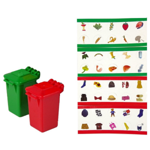 Zöld színű szemétszállító kukás teherautó – súrlódásos meghajtású játékautó hangeffektekkel gyerekeknek 26cm JS108 (BBJ) - Image 5