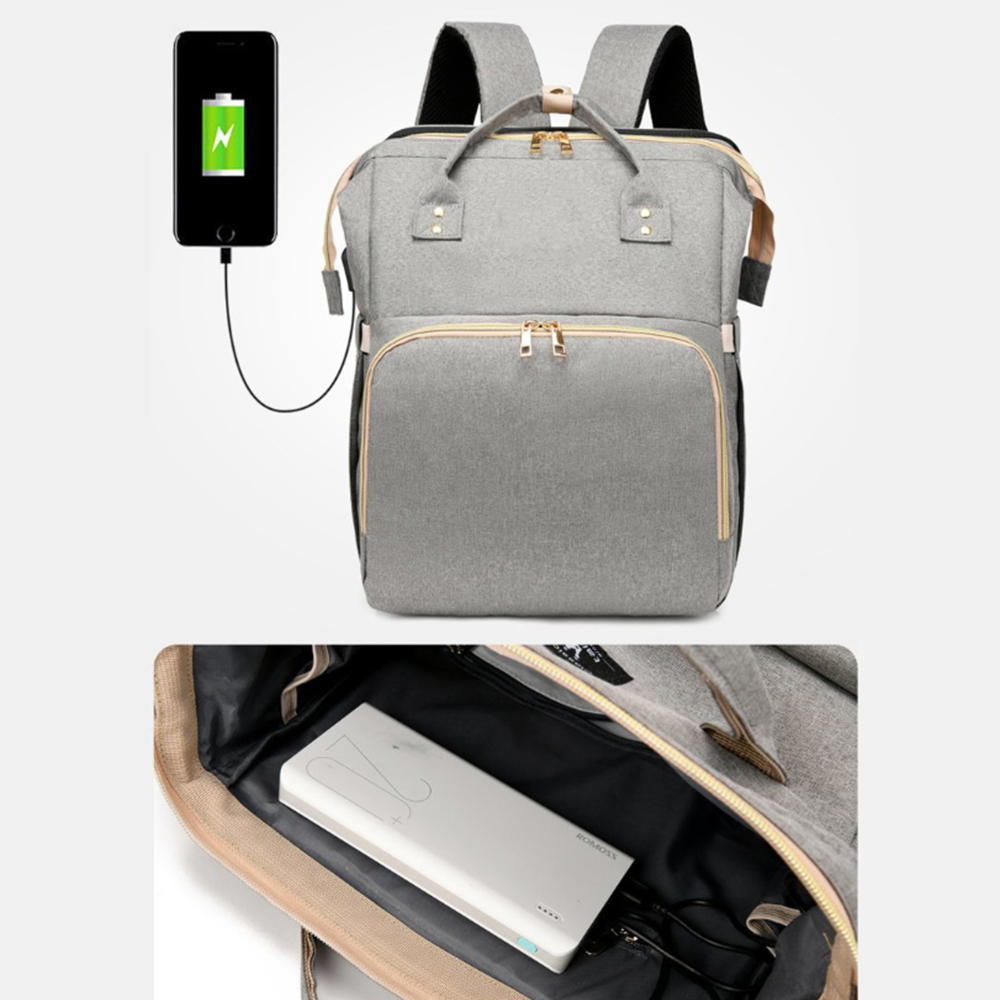 Prémium pelenkázó táska – vízálló, többrekeszes baba-mama táska minőségi szövetből, utazáshoz és mindennapi használatra (BLLV)8