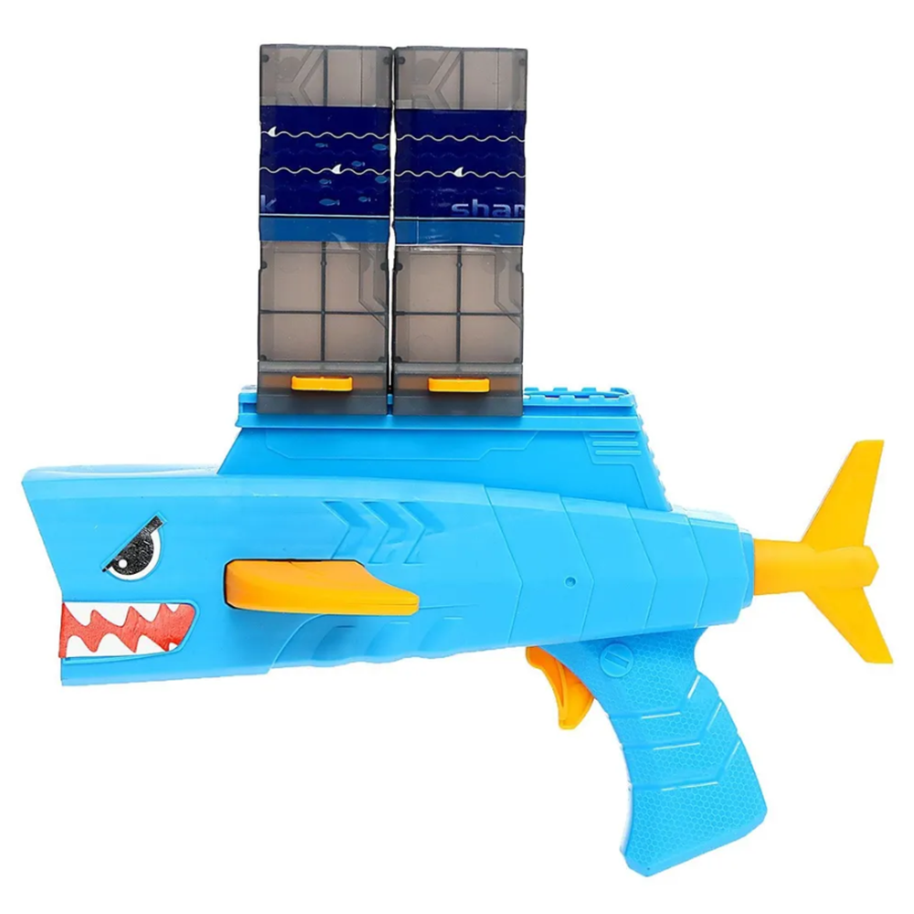 Shark attack – ragadós golyós célbalövő játék gyerekeknek darts táblával, beltéri szórakozáshoz (BBJ)5