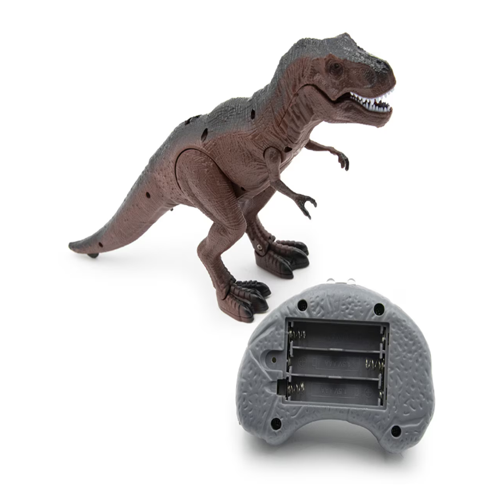 Távirányítós T-Rex dinoszaurusz – 25 cm-es mozgó és hangot adó interaktív játék gyerekeknek (BBJ)