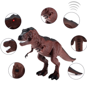 Távirányítós T-Rex dinoszaurusz – 25 cm-es mozgó és hangot adó interaktív játék gyerekeknek (BBJ) - Image 3