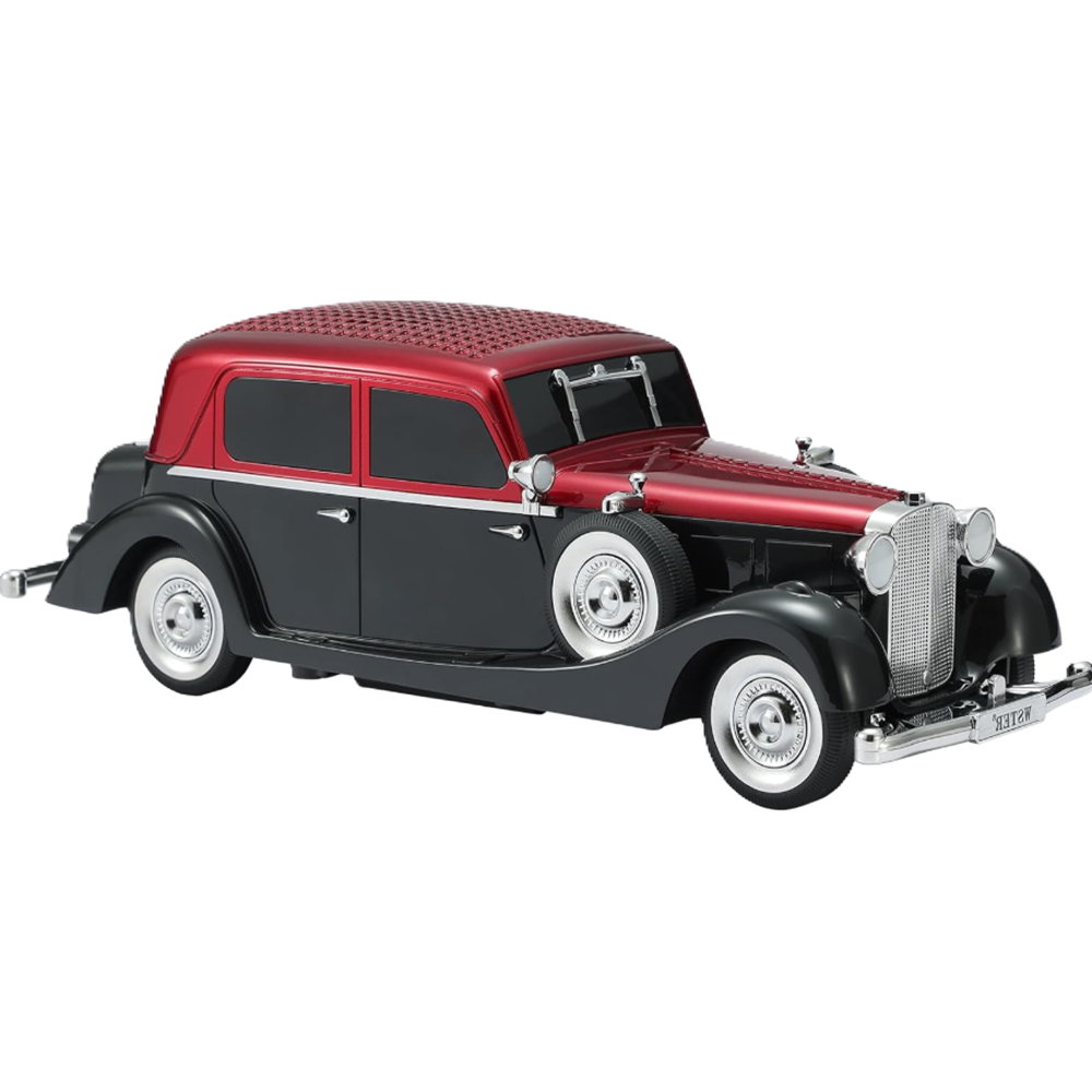 Wester 1934 retro autó stílusú Bluetooth hangszóró – vezeték nélküli HD sztereó hangzás, FM rádió, LED fények és beépített mikrofon (BBL)
