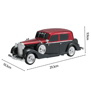 Wester 1934 retro autó stílusú Bluetooth hangszóró – vezeték nélküli HD sztereó hangzás, FM rádió, LED fények és beépített mikrofon (BBD) - Image 3