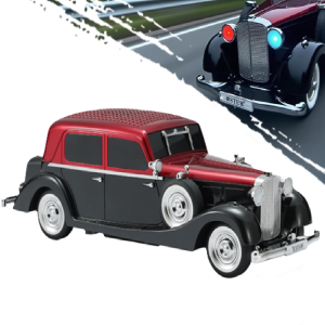 Wester 1934 retro autó stílusú Bluetooth hangszóró – vezeték nélküli HD sztereó hangzás, FM rádió, LED fények és beépített mikrofon (BBD) - Image 4