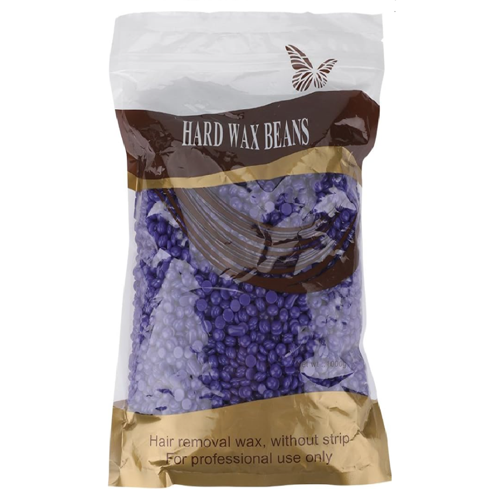 100 g gyantagyöngy – professzionális szőrtelenítő viasz gyantamelegítőhöz, bőrbarát formula otthoni és szalonhasználatra – Levendula lila (BLLV)4