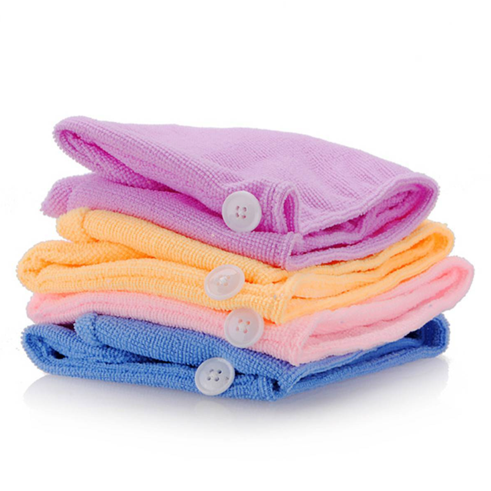 Hajszárító törölköző lila színben – gyorsan száradó mikroszálas hajkendő (BLLV)3