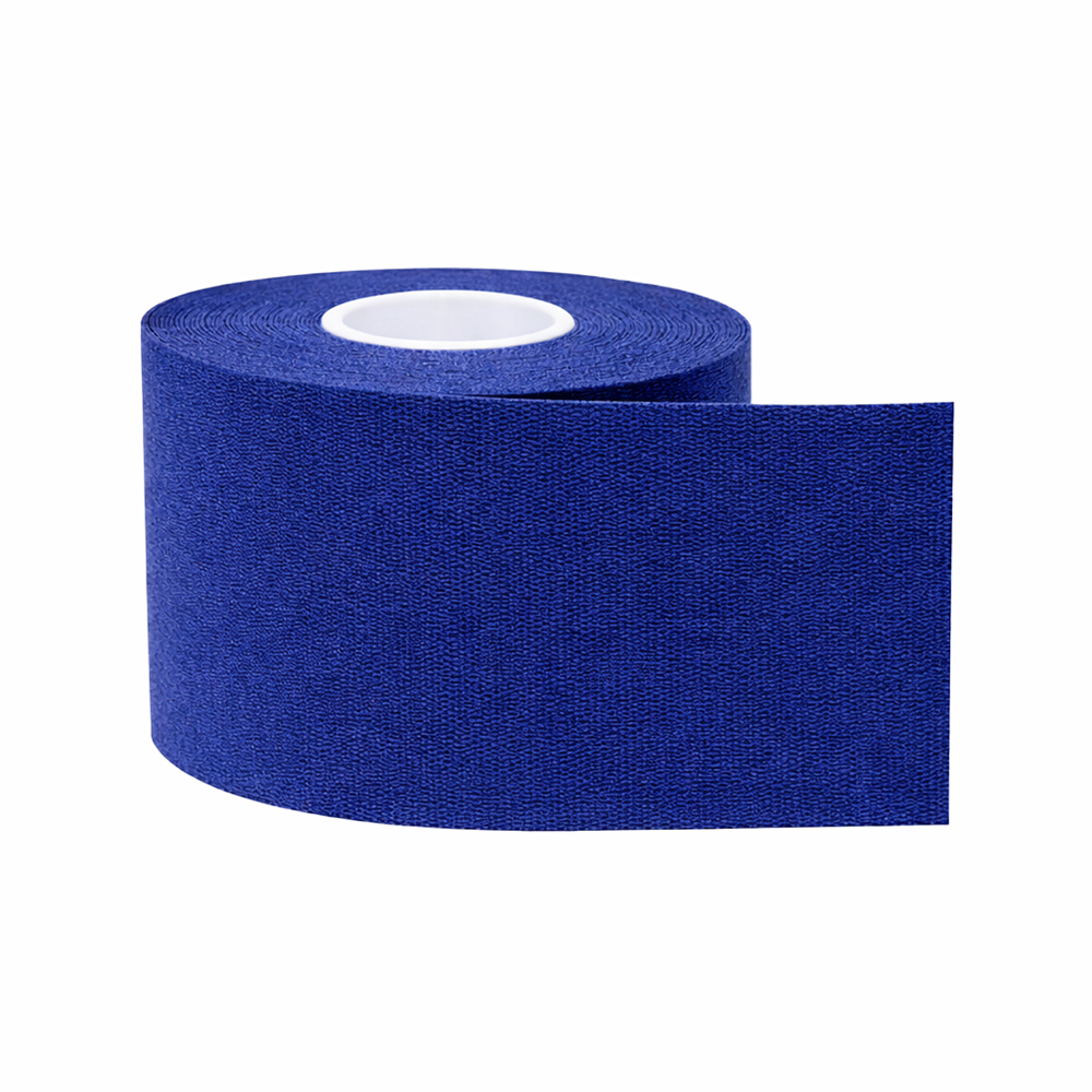 Kineziológiai tapasz – 5 cm × 5 m izom- és ízülettámasztó sport szalag fájdalomcsillapításhoz és regenerációhoz – Sötét kék (BLLV)3