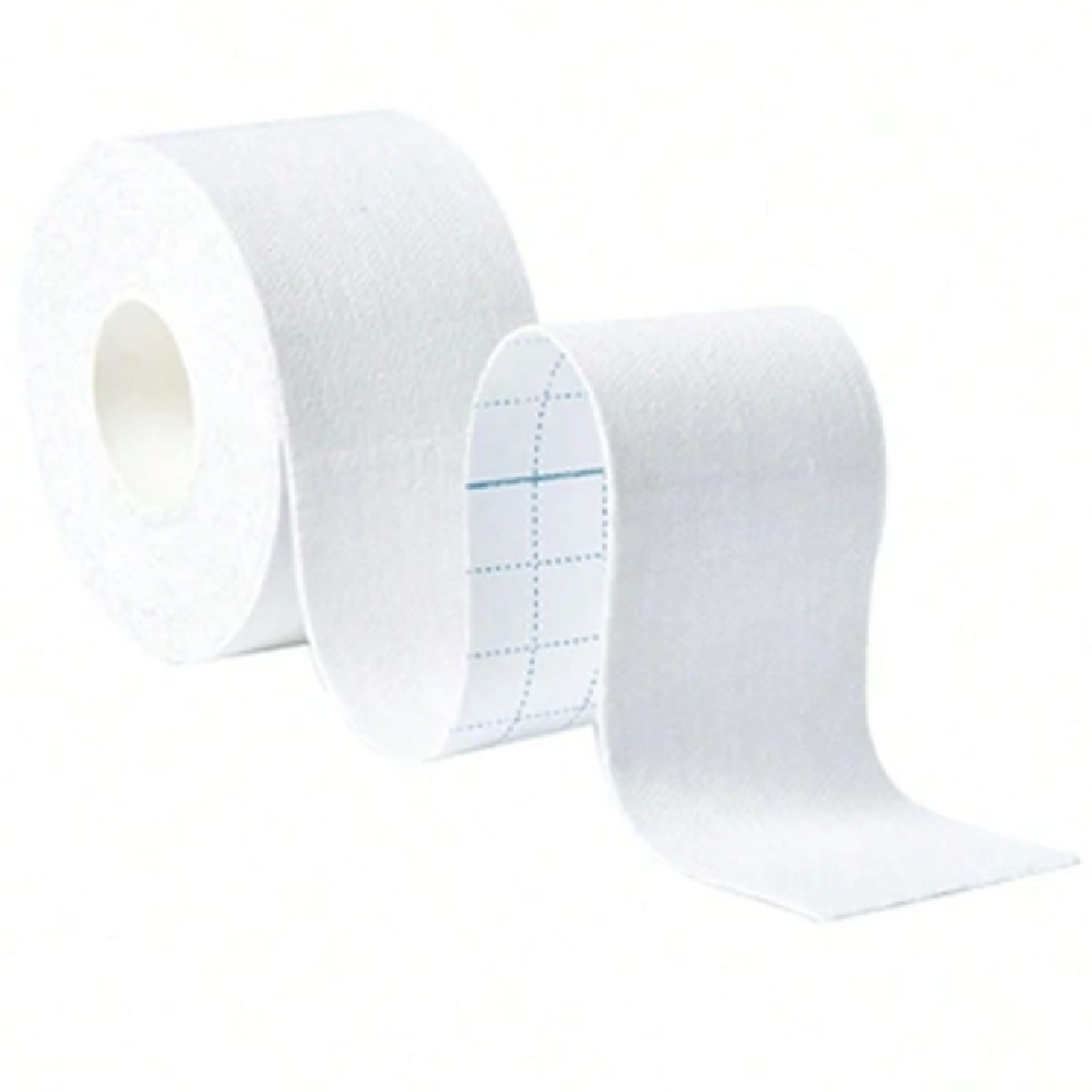 Kineziológiai tapasz – 5 cm × 5 m izom- és ízülettámasztó sport szalag fájdalomcsillapításhoz és regenerációhoz – fehér (BLLV)3