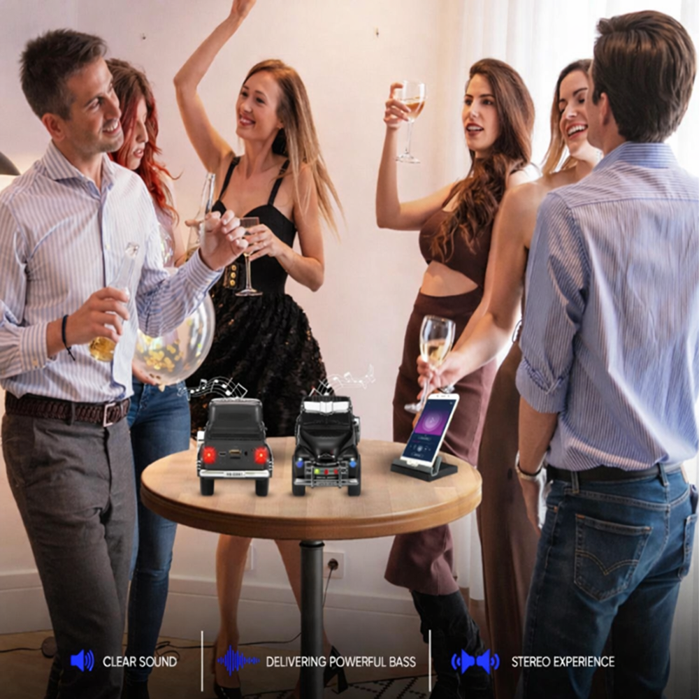 1953 Chevy 3100 Pickup Teherautó Retro Bluetooth Hangszóró TWS USB FM TF WS-695 (BBD) 3