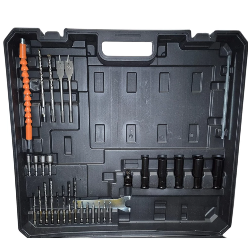 4 az 1-ben akkus szerszámkészlet – fúrókalapács, ütvecsavarozó, sarokcsiszoló, ssavarbehajtó, 2 akkuval és töltővel HA-1088 (FX)1