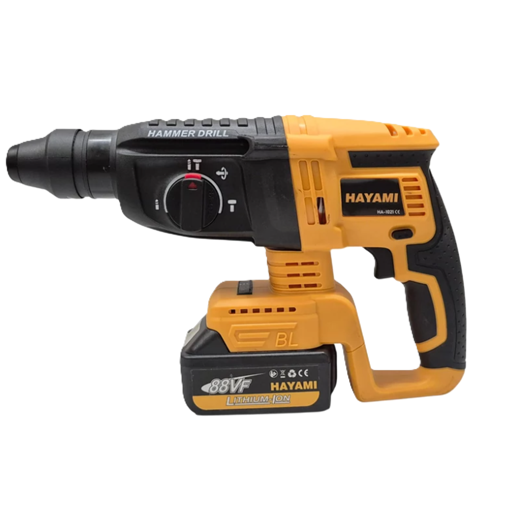 4 az 1-ben akkus szerszámkészlet – fúrókalapács, ütvecsavarozó, sarokcsiszoló, ssavarbehajtó, 2 akkuval és töltővel HA-1088 (FX)4