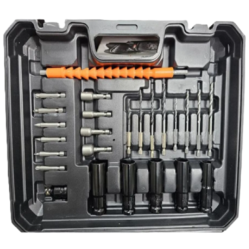 88V akkus ütvecsavarozó szett – 2 akkumulátorral és tartozékokkal (FX)3