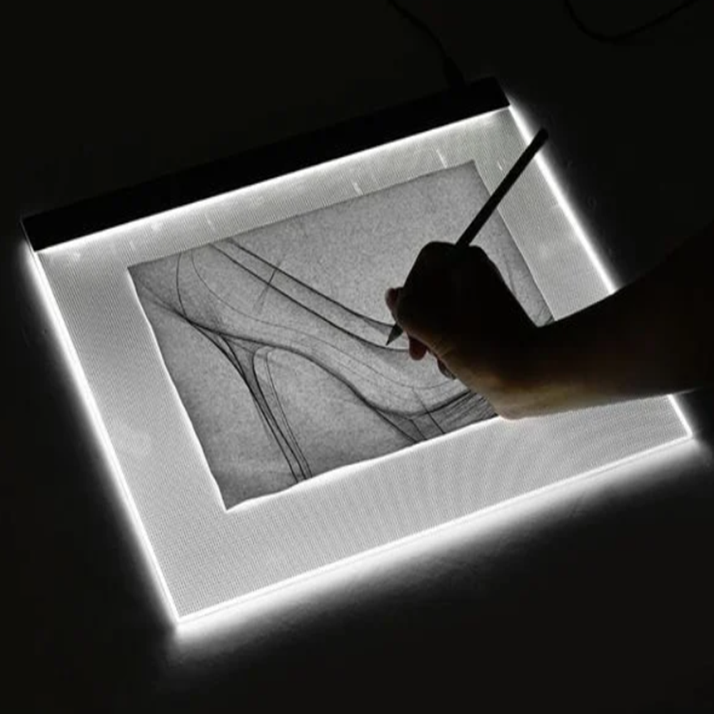 A3 Méretű LED rajztábla állítható fényerővel – világító kreatív rajztábla 2