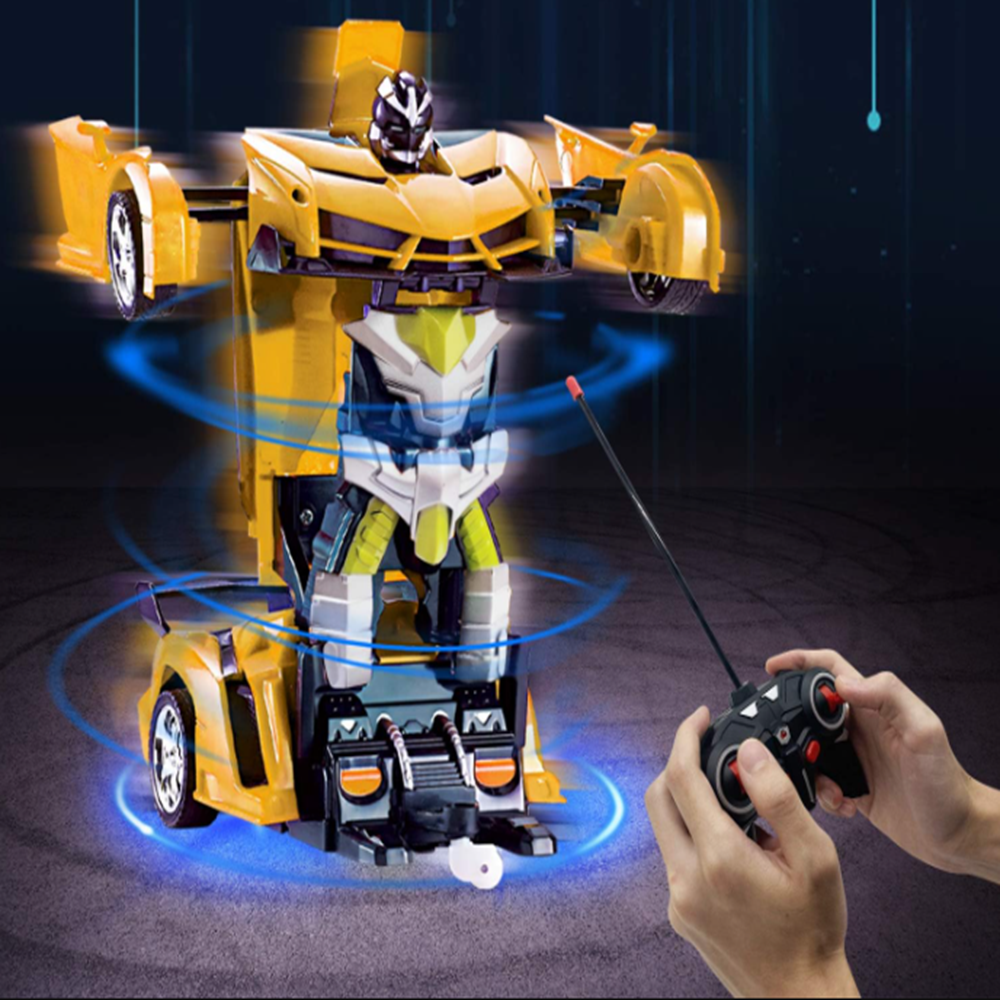 Átalakítható Sárga Robot Autó Játék Gyerekeknek (BBMJ) 2