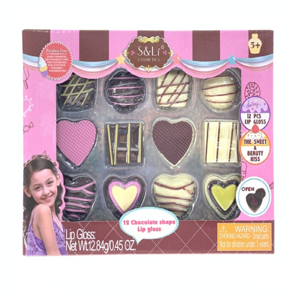 Csokoládé alakú szájfény készlet – hidratáló és fényes ajkakhoz (BBMJ) 5 (1)