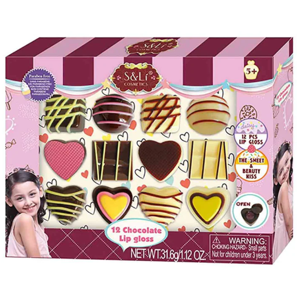 Csokoládé alakú szájfény készlet – hidratáló és fényes ajkakhoz (BBMJ) 5 (2)