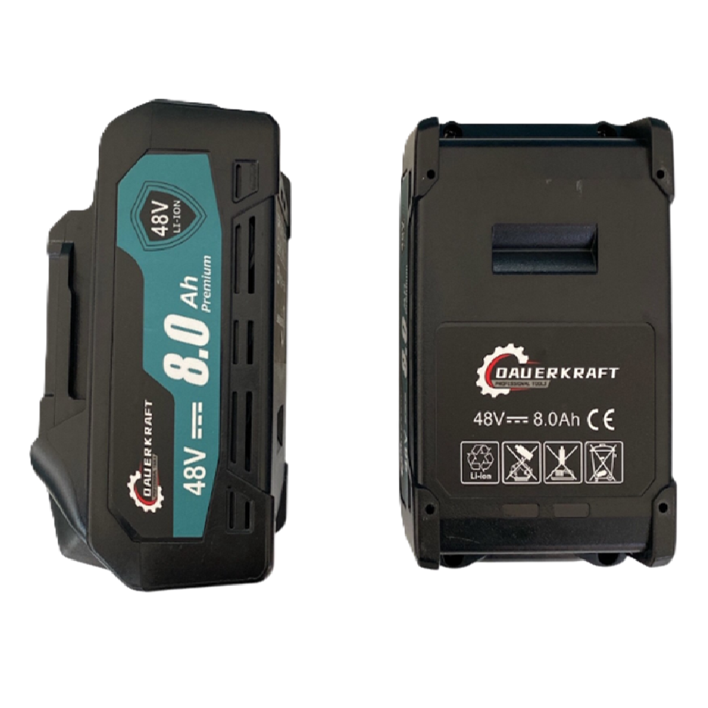 Dauerkraft 48V akkus szerszámgép csomag – sarokcsiszoló + ütvecsavarozó, 2×8Ah (FX)4