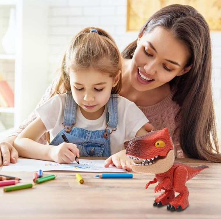 Dinoszaurusz írószer készlet 5 az 1-ben tolltartóval és hegyezővel (BBJ) 3