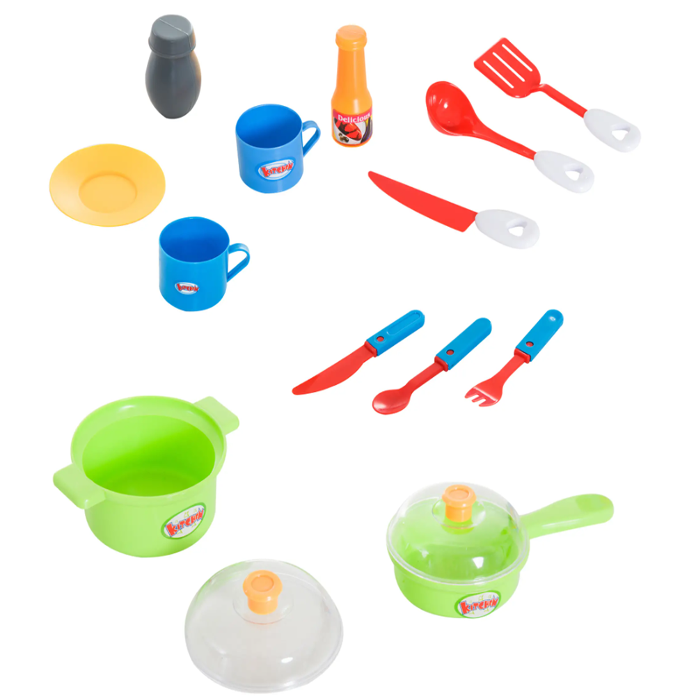 Én kicsi konyhám – műanyag játékkonyha kis séfeknek 76 cm hang- és fényeffektes gyerek konyha rengeteg kiegészítővel (BBMJ)1