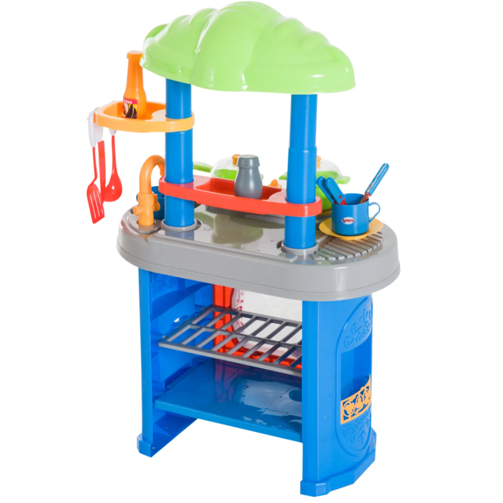 Én kicsi konyhám – műanyag játékkonyha kis séfeknek 76 cm hang- és fényeffektes gyerek konyha rengeteg kiegészítővel (BBMJ)4