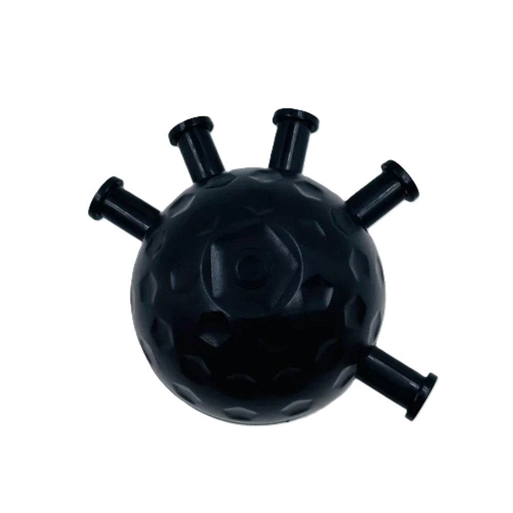 Ergonomikus kézerősítő és stresszoldó masszázslabda ujjtámaszokkal 2