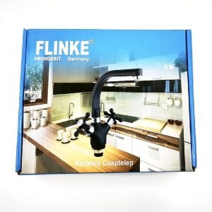 FLINKE PureLine fürdőszobai csaptelep – fehér kerámiabetéttel (BBV) - Image 7