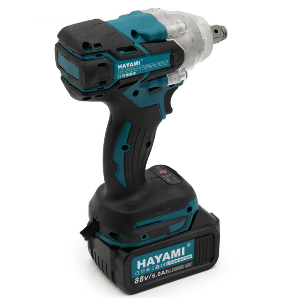 Hayami HA-1006 ütvecsavarozó szett – 580 Nm nyomaték, 2× Li-Ion akkumulátorral (FX)1