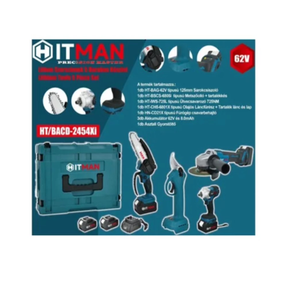 Hitman 4 az 1-ben akkus multiszerszám szett – HTBACD-2454Xi (FX)