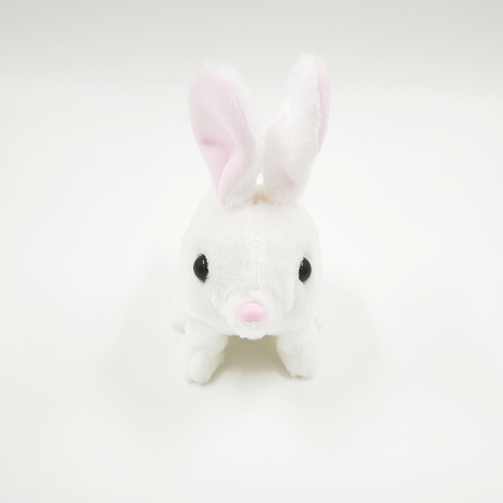 Imádnivaló fehér nyuszi hordozható babakék állattáskával és kiegészítőkkel (BBMJ) 2