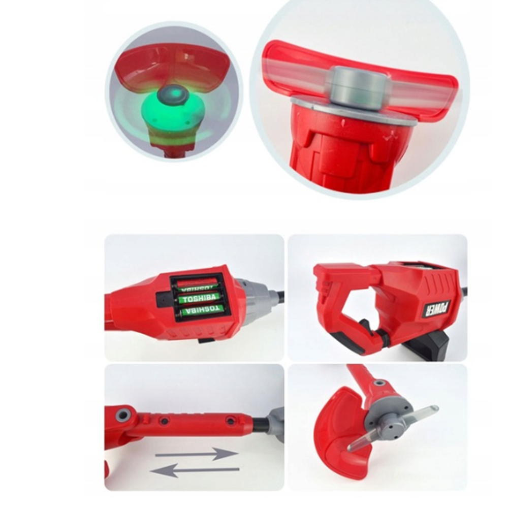 Játék kerti fűnyíró készlet gyerekeknek kültéri játékhoz (BBMJ) 5