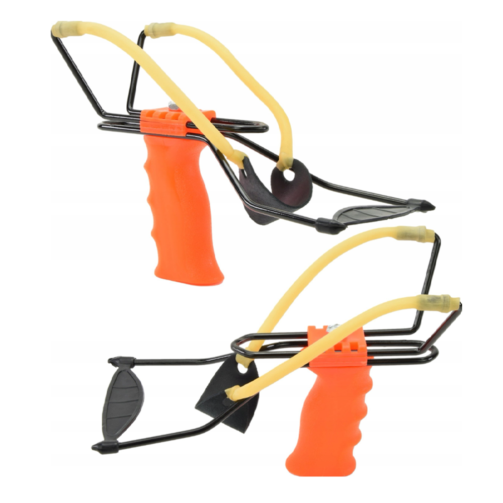 Kézi csúzli alkartámasszal – speciális kerettel, erős gumikkal (BBKM)(BBL)89