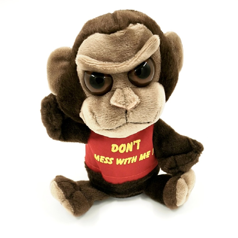 Mérges hisztis majom plüssfigura – aranyos és szórakoztató játékgyűjtemény 1