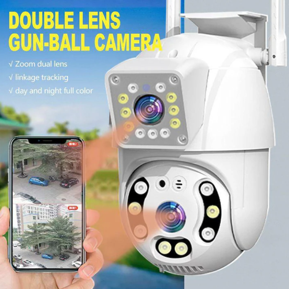 Professzionális WiFi PTZ kültéri megfigyelő kamera mozgásérzékeléssel IP66 3