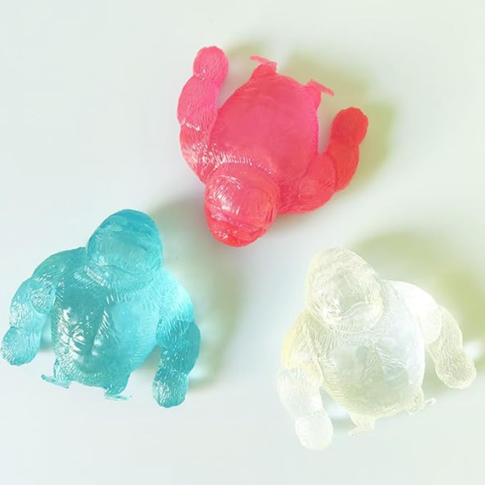 Realisztikus gorilla squishy játék – puha, szorítható stresszcsökkentő és feszültségoldó játék iskolásoknak és felnőtteknek (BBMJ) 5