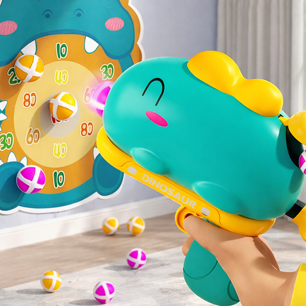 RexAcél dinoszaurusz tépőzáras célba dobó játék – beltéri ügyességi dobójáték gyerekeknek (BBJ) 2