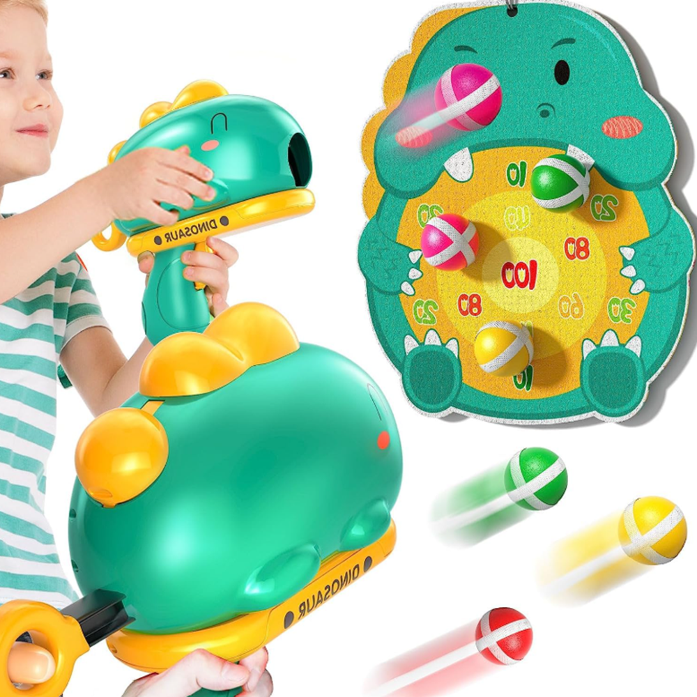 RexAcél dinoszaurusz tépőzáras célba dobó játék – beltéri ügyességi dobójáték gyerekeknek (BBJ) 4