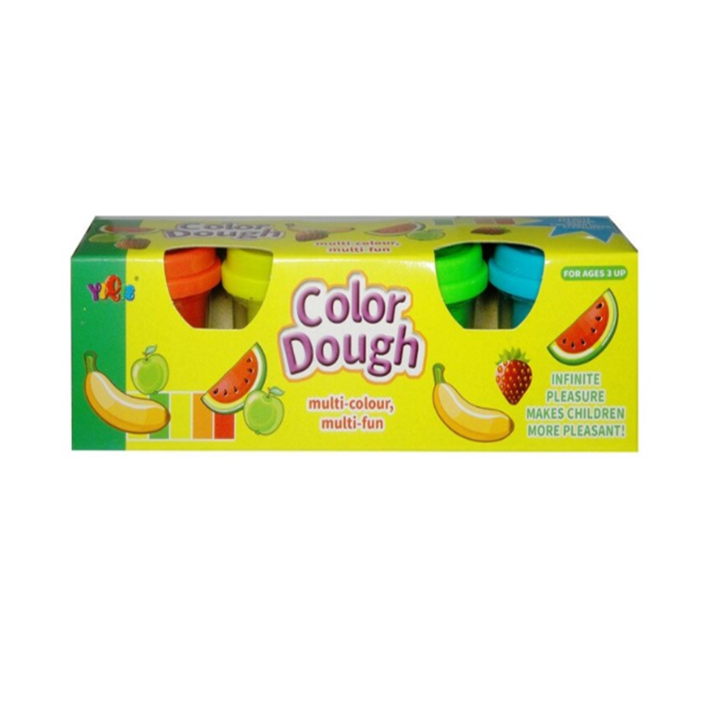 Színes gyurma szett 4 darabos color dough készlet dobozban gyerekeknek (BBMJ) 4